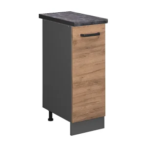 Apotheekkast krachtige eik goud 30x60x81.6 r-line