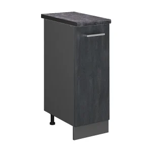 Apotheekkast zwart beton 30x60x81.6 r-line Apotheekkast zwart beton 30x60x81.6 r-line
