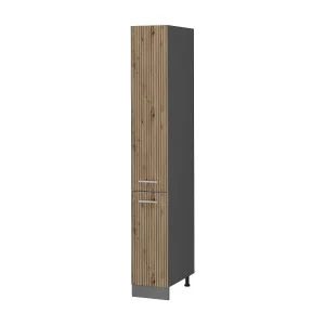Apotheekkast artisanaal eiken 30×57.2×206.8 r-line Apotheekkast artisanaal eiken 30×57.2×206.8 r-line