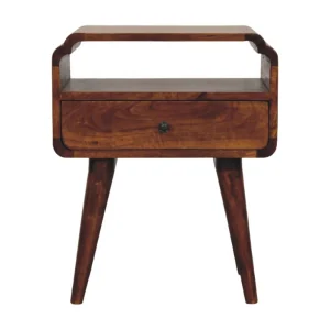 Artisan Furniture Massief hout Newton Chestnut Nachtkastje Artisan Furniture Massief hout Newton Chestnut Nachtkastje