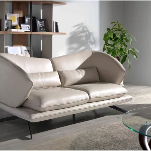2-zitsbank in grijs taupe rundleder 6145 ANGEL CERDA