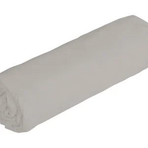 Hoeslaken in percale katoen 80 draden/cm² – 160 x 200 cm – Hoek 30 cm – Grijs – AGAMI van PALACIO Hoeslaken in percale katoen 80 draden/cm² – 160 x 200 cm – Hoek 30 cm – Grijs – AGAMI van PALACIO