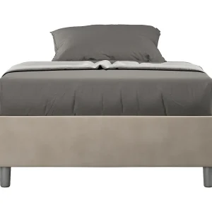 Avika modern microvezelbedframe-Kleur Beige-Slapen 140x190cm-Keuze Zonder boxspring Avika modern microvezelbedframe-Kleur Beige-Slapen 140x190cm-Keuze Zonder boxspring