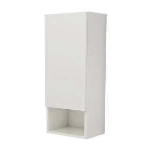 Badkamerkast Zed, hangend, 1 deur, wit hoogglans/wit, MDF, L 30 x l 22 x 72 cm Badkamerkast Zed, hangend, 1 deur, wit hoogglans/wit, MDF, L 30 x l 22 x 72 cm