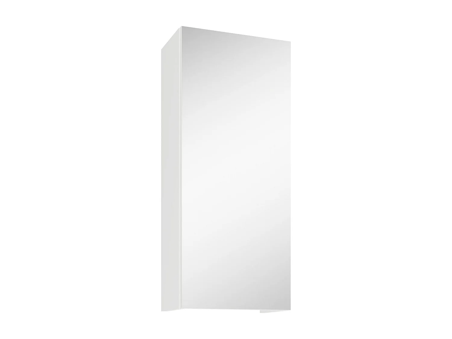 Badkamerkast Zed, hangend, 1 deur, met speigel, wit, 30 x 22 x 72 cm