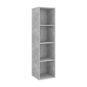 Aymee  Tv-wandmeubel 37x37x142,5 cm bewerkt hout betongrijs