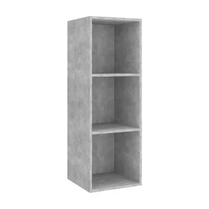 Aymee  Tv-wandmeubel 37x37x107 cm bewerkt hout betongrijs