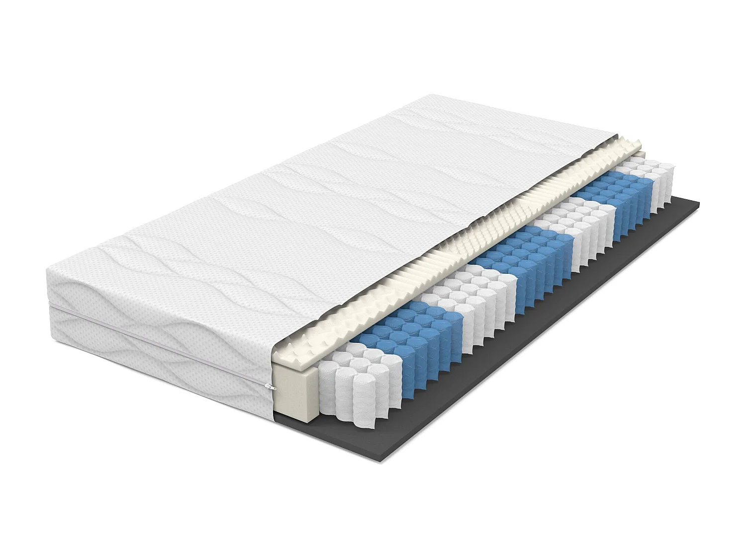 120×200 cm H3 pocketveringmatras, 7 ergonomische zones, 20 cm hoog, Öko-Tex gecertificeerd – Optimaal comfort en ondersteuning voor een verkwikkende slaap.