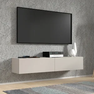 Bali Cashmere 2-deurs TV-element voor wandmontage 160 cm
