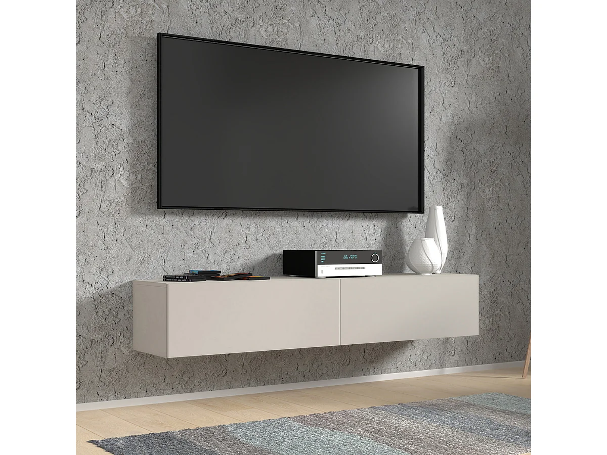 Bali Cashmere 2-deurs TV-element voor wandmontage 160 cm