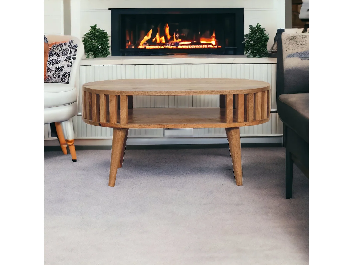 Artisan Furniture Massief Houten Eiken-achtige Ariella Salontafel, Woonkamer