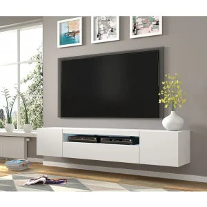 Aurus Wit 3-deurs TV-wandmeubel, 200 cm Aurus Wit 3-deurs TV-wandmeubel, 200 cm
