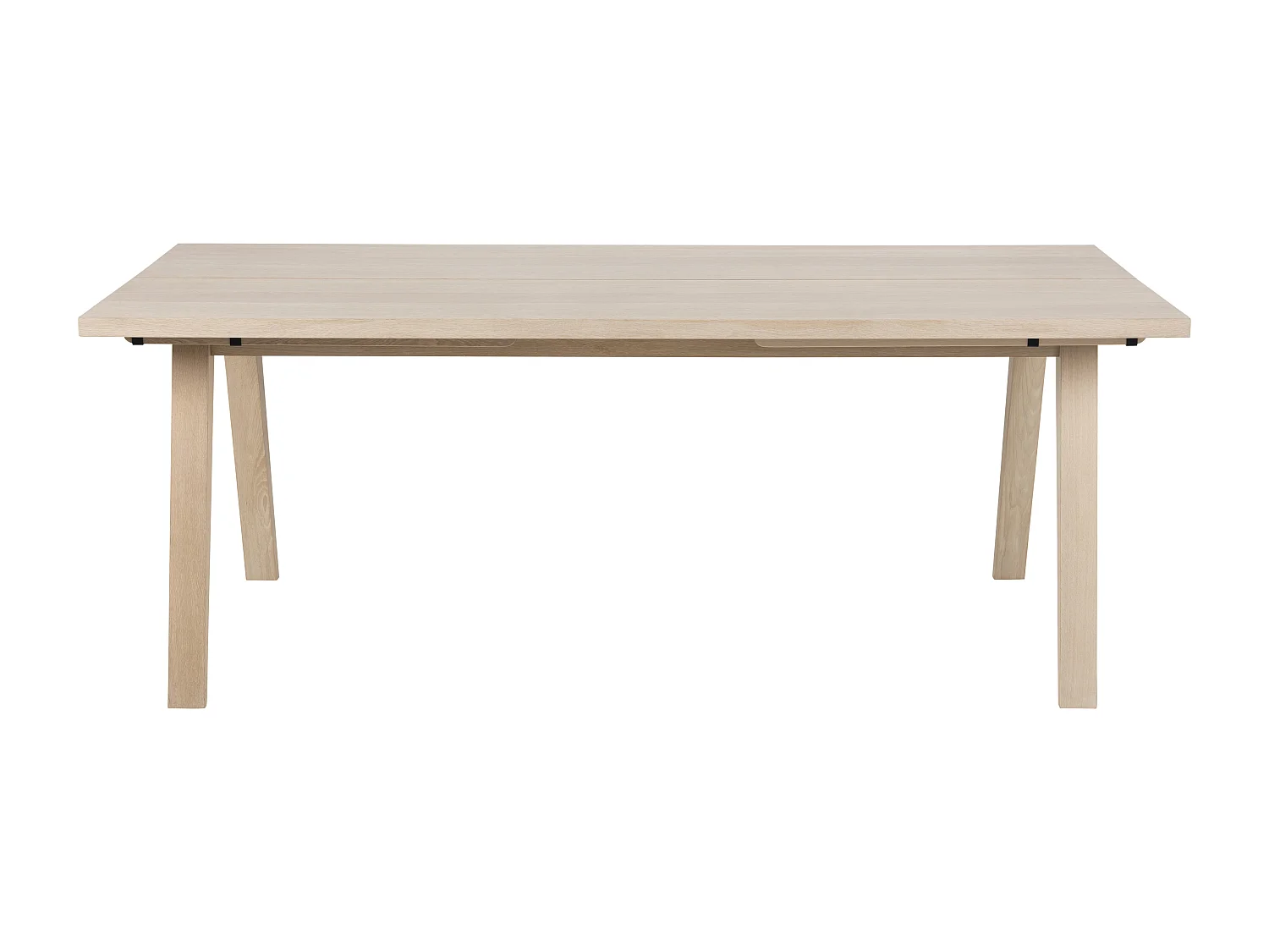 A-Line eetkamertafel voorbereid voor extra plaat, eik.