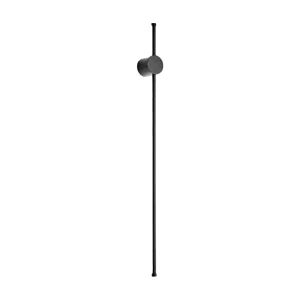 CLOCK Applique LED en aluminium 12W 3000K Perenz 65 cm Noir