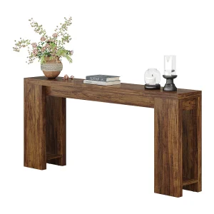 160 cm extra lange consoletafel, boerderijhouten salontafel achter de bank 160 cm extra lange consoletafel, boerderijhouten salontafel achter de bank