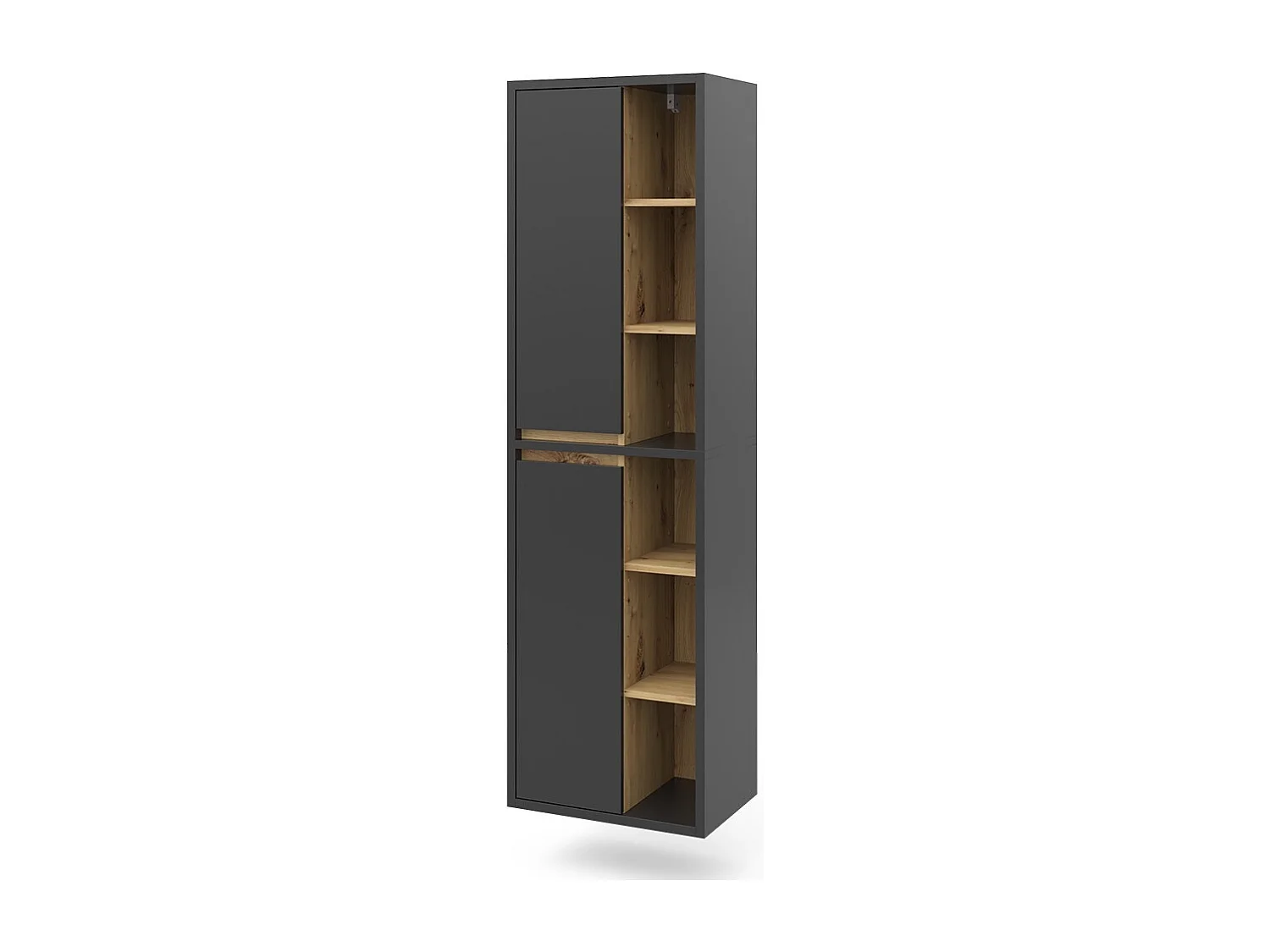 Badkamerkast antraciet 50x33x170 viola