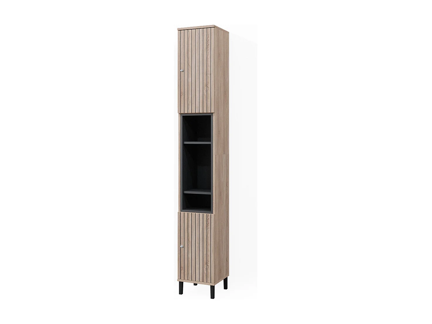 Badkamerkast sonoma 30x30x190 aquis