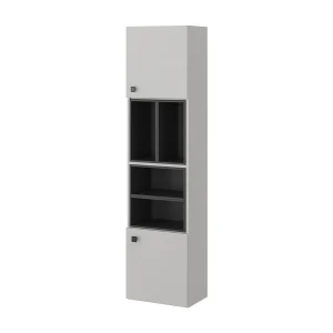 Badkamerkast grijs 37.5x26x150 gerta Badkamerkast grijs 37.5x26x150 gerta