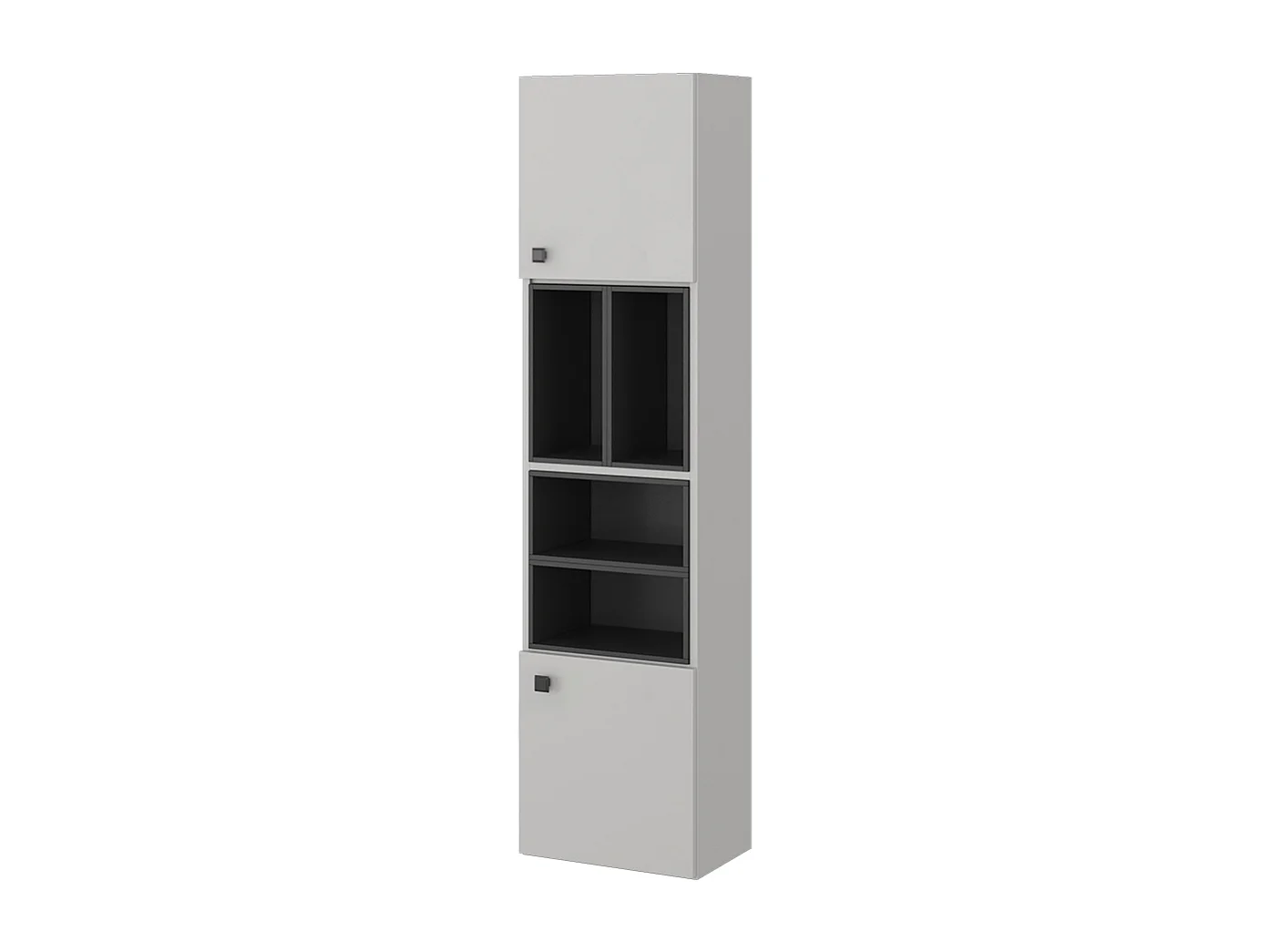 Badkamerkast grijs 37.5x26x150 gerta