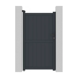 Tuinpoort tuindeur aluminium "Maurice" – 101,2 x 180,9 cm – Grijs Tuinpoort tuindeur aluminium "Maurice" – 101,2 x 180,9 cm – Grijs