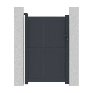 Tuinpoort tuindeur aluminium "Maurice" – 101,2 x 155,9 cm – Grijs Tuinpoort tuindeur aluminium "Maurice" – 101,2 x 155,9 cm – Grijs