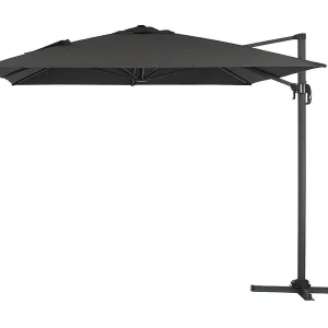Parasol vrijhangend tuin zweefparasol "Sun 4" – 3 x 4 m – Zwart Parasol vrijhangend tuin zweefparasol "Sun 4" – 3 x 4 m – Zwart