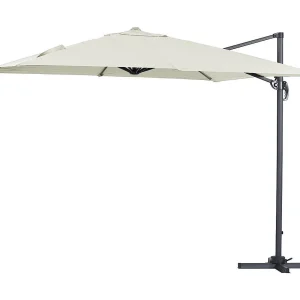 Parasol vrijhangend tuin zweefparasol "Sun 3" – 3 x 3 m – Ecru Parasol vrijhangend tuin zweefparasol "Sun 3" – 3 x 3 m – Ecru