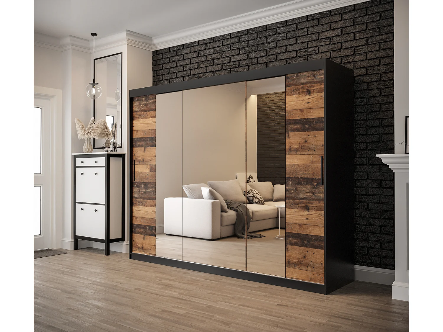 ARMARIO OLD STYLE DE PUERTAS CORREDERAS 200/250/62 2 puertas