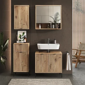 Badkamermeubelset viking eik 70x45x63 eliza Badkamermeubelset viking eik 70x45x63 eliza