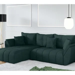 AX LIVING hoekbank met slaapfunctie Verciani chaise longue groen