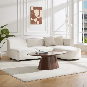 Salontafel van MDF – Bruin gelakt – ANTELADA Salontafel van MDF – Bruin gelakt – ANTELADA