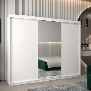ARMARIO TOKYO 1 DE PUERTAS CORREDERAS 200/250/62 3 puertas (Blanco/Blanco)