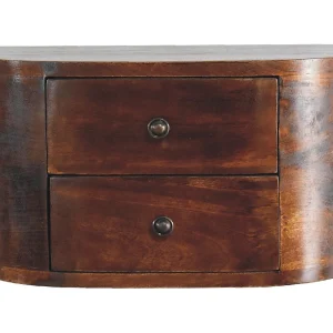 Artisan Furniture Massief hout Lunar 2-ladig zwevend nachtkastje Artisan Furniture Massief hout Lunar 2-ladig zwevend nachtkastje