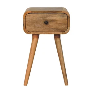 Artisan Furniture Massief hout Avora Mini Oak-ish nachtkastje met 1 lade