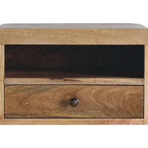 Artisan Furniture Massief hout Massief eikenhouten zwevend nachtkastje Artisan Furniture Massief hout Massief eikenhouten zwevend nachtkastje