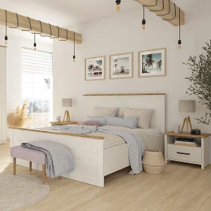 Aksel Witte bedstee 180×200 inclusief lattenbodem Aksel Witte bedstee 180×200 inclusief lattenbodem
