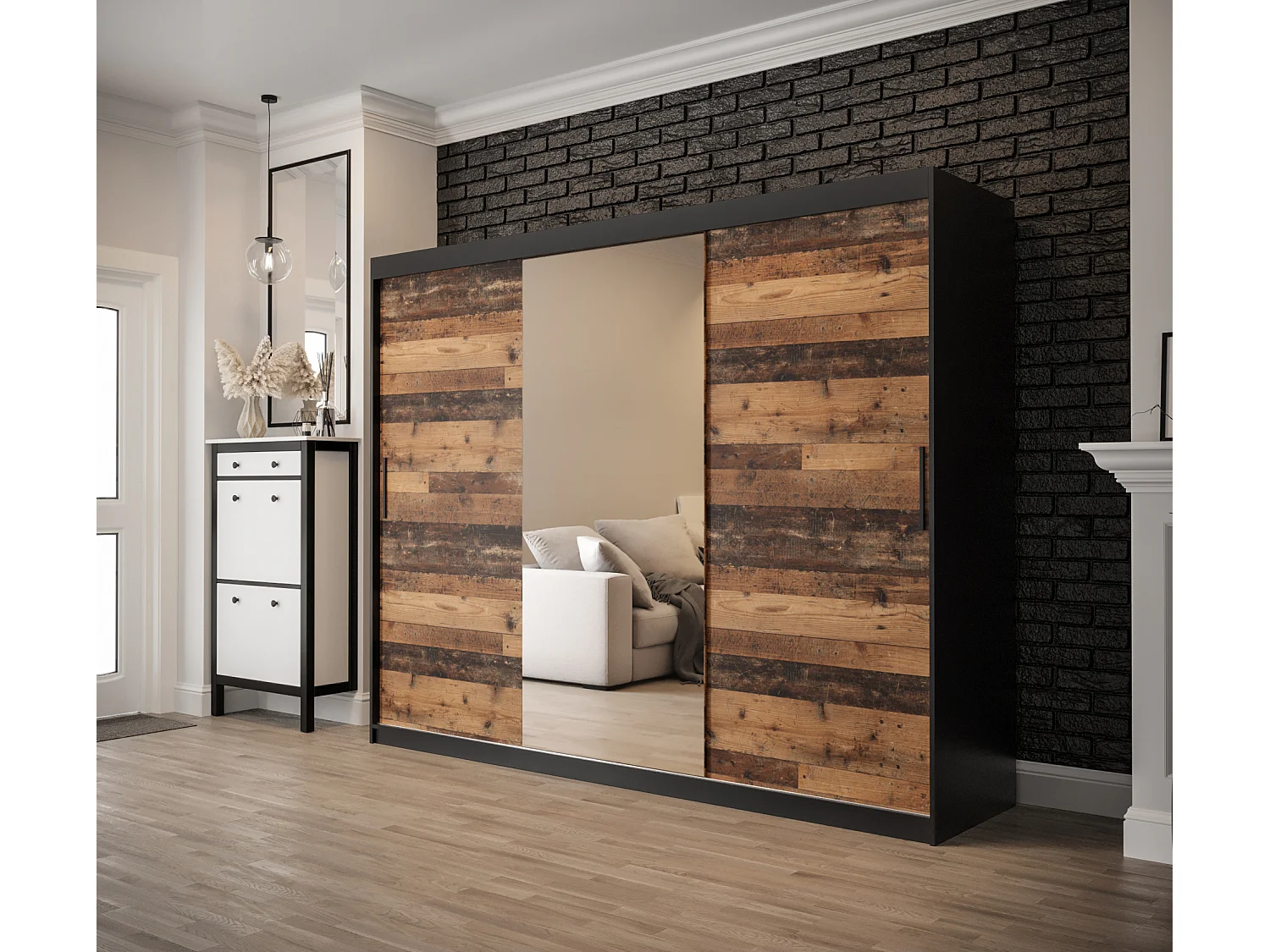 ARMARIO OLD STYLE DE PUERTAS CORREDERAS 200/250/62 2 puertas