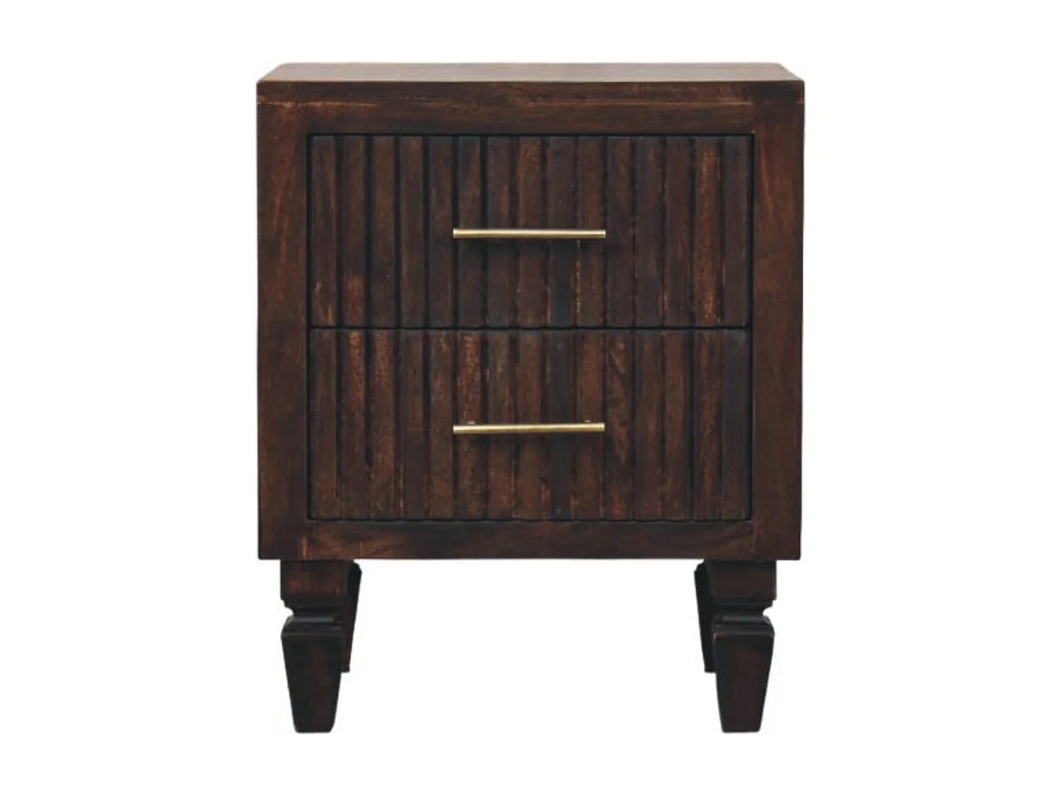 Artisan Furniture Massief hout Belmont nachtkastje met 2 lades
