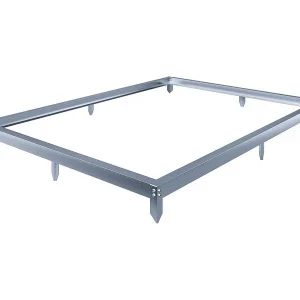 Aluminium voet voor tuinkas "Basilic" – 5.89 m² – Grijs Aluminium voet voor tuinkas "Basilic" – 5.89 m² – Grijs