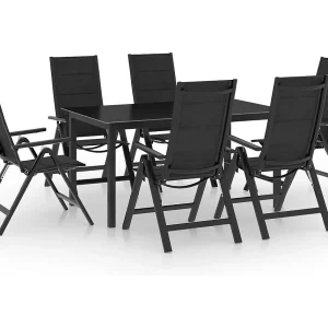 7-delige Tuinset aluminium antracietkleurig 7-delige Tuinset aluminium antracietkleurig