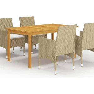 5-delige Tuinset beige 5-delige Tuinset beige