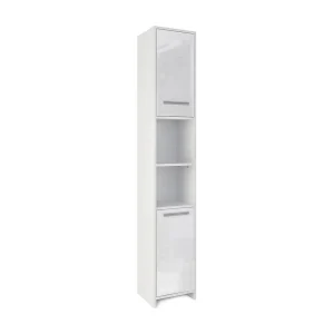 Badschrank weiß hochglanz/weiß 30x30x190 Badschrank weiß hochglanz/weiß 30x30x190