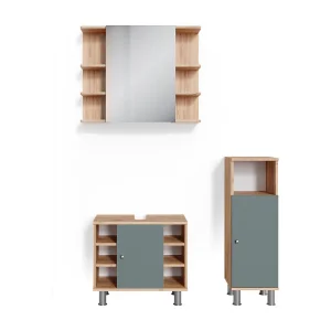 Badkamermeubel set groen 60x32x54 fynn Badkamermeubel set groen 60x32x54 fynn