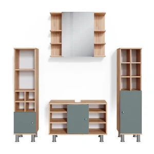 Badkamermeubel set groen 60x32x54 fynn Badkamermeubel set groen 60x32x54 fynn