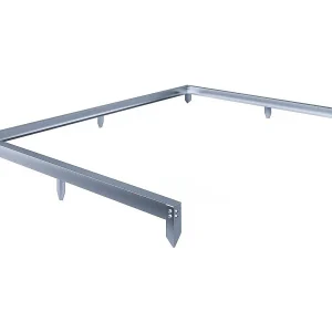 Aluminium voet voor "Basilic" kas – 2.37 m² – Grijs Aluminium voet voor "Basilic" kas – 2.37 m² – Grijs
