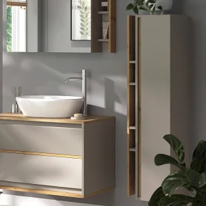 Badkamerkast kasjmier 35x32x120 edelin Badkamerkast kasjmier 35x32x120 edelin