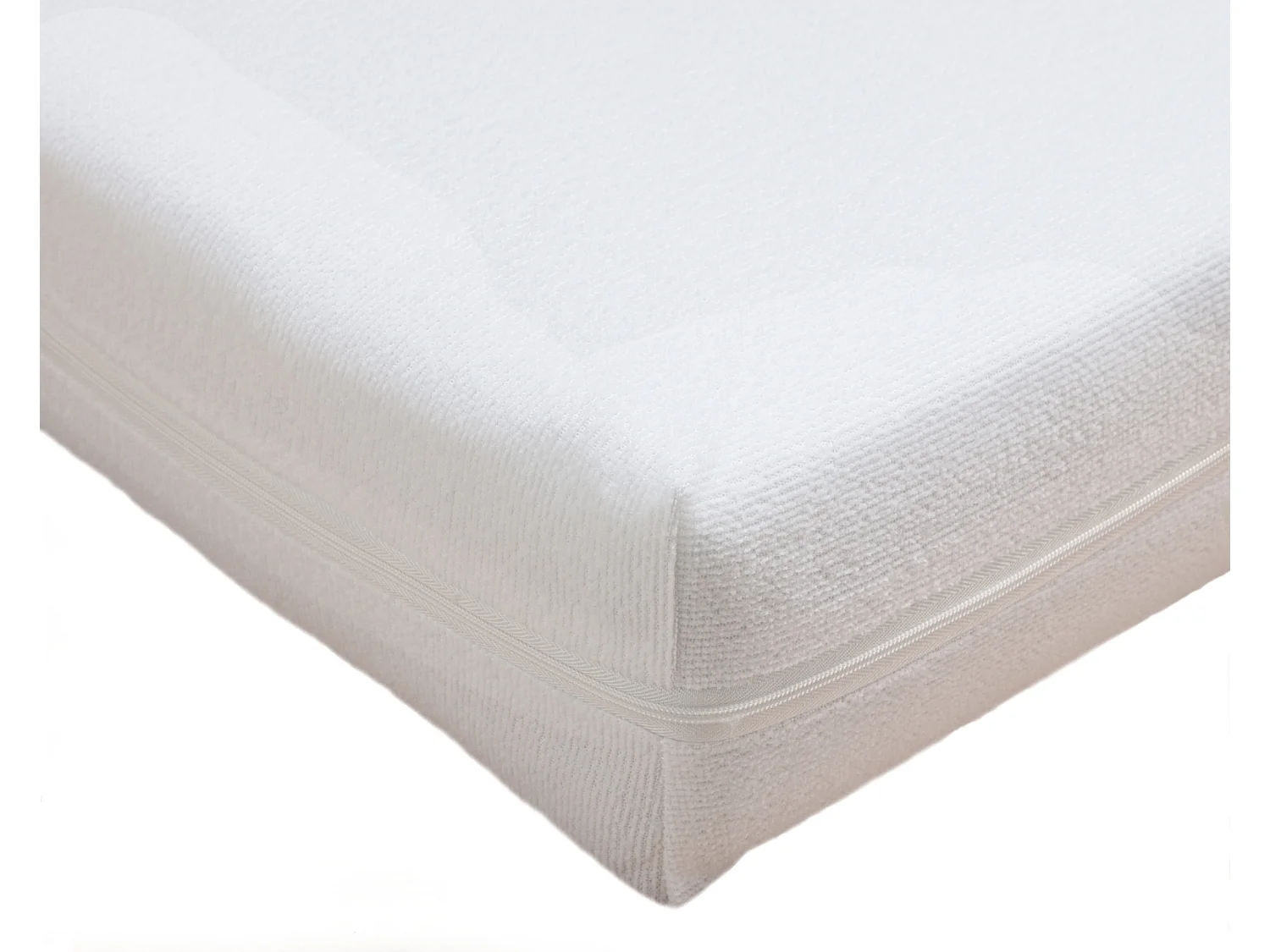 Babyonderlaken 60 x 120 cm met ritssluiting - 100% waterdicht polyester - Wit