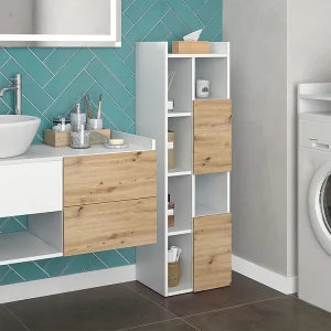 Badkamerkast wit 36x36x117 alf