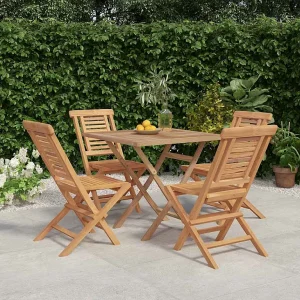 5-delige Tuinset massief teakhout 5-delige Tuinset massief teakhout
