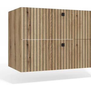 Badkamerkast, Evoke eiken, 80 x 57 x 45 cm